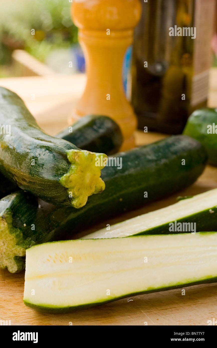 courgettes Stock Photo