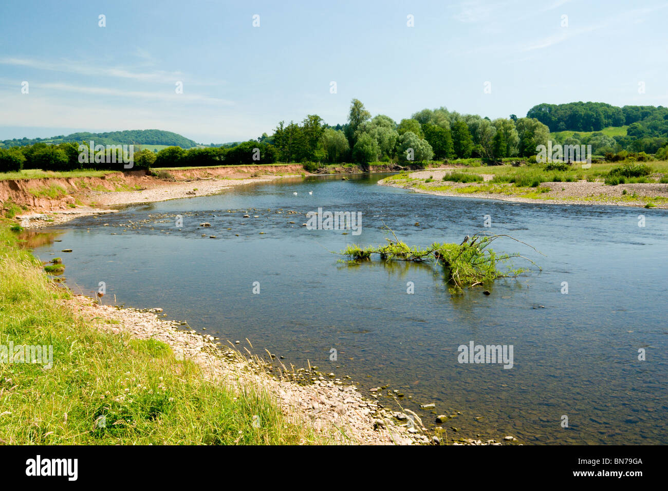 River usk from usk valley hi-res stock photography and images - Alamy