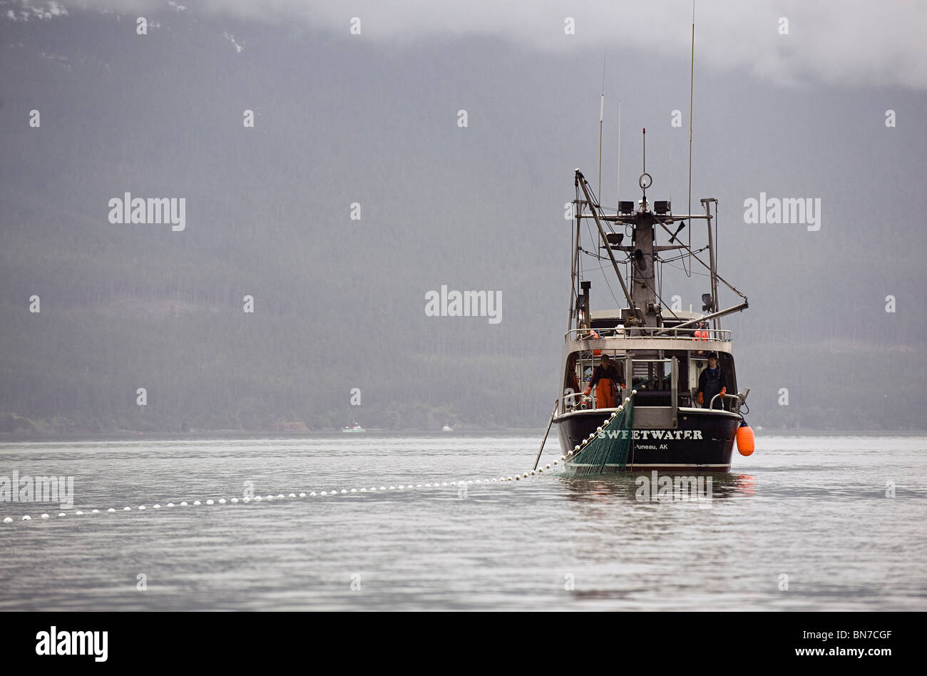 Commercial salmon fishing gillnet boat hi-res stock photography and images  - Alamy