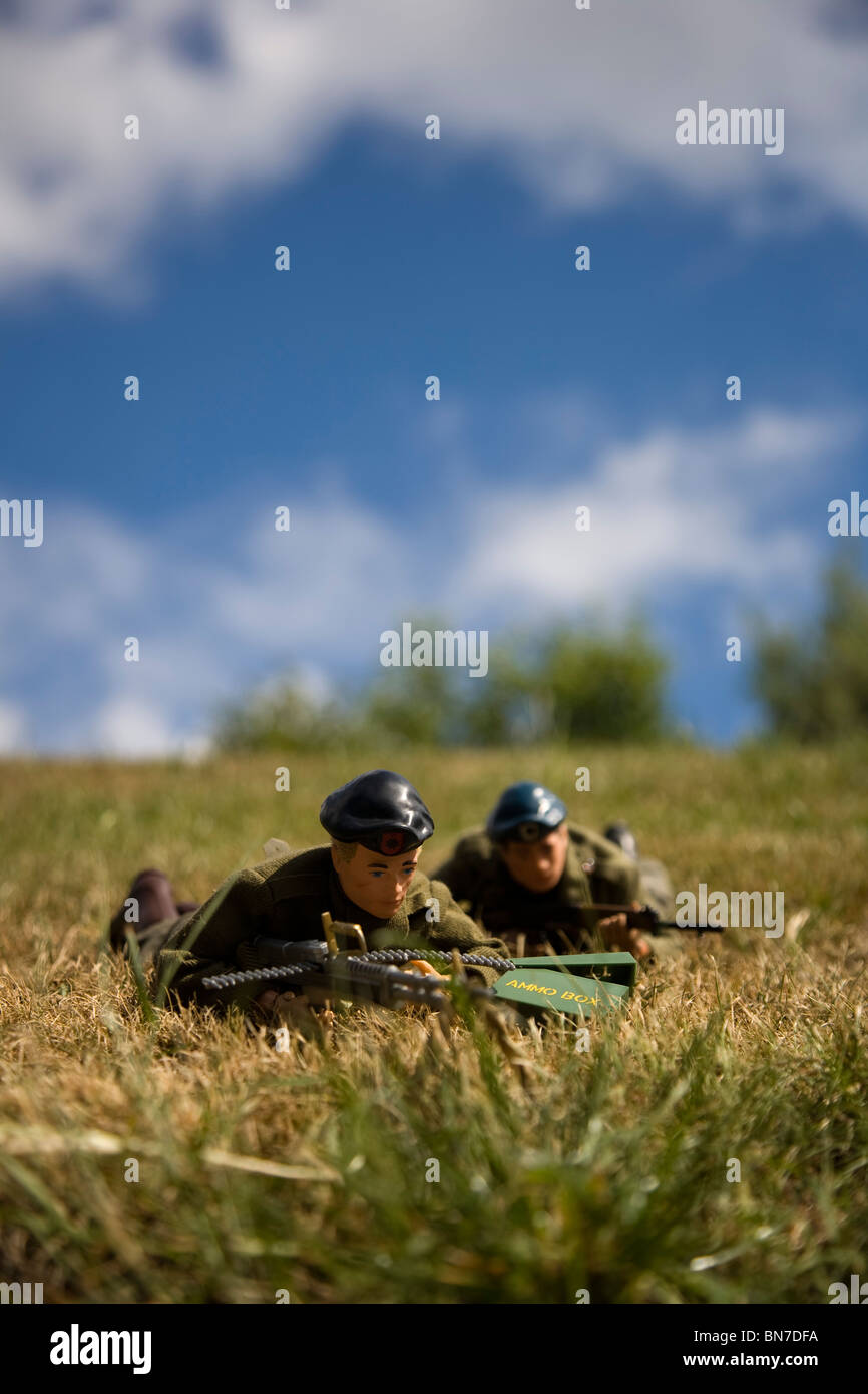 Action Man (GI Joe) soldier toy Stock Photo