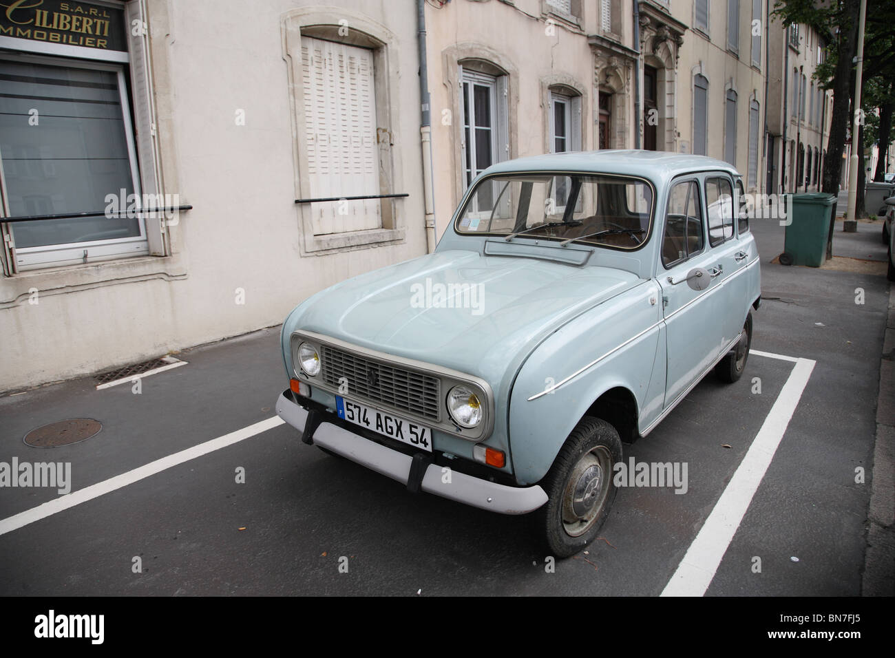 A classic: Renault R4, Nancy, France Stock Photo