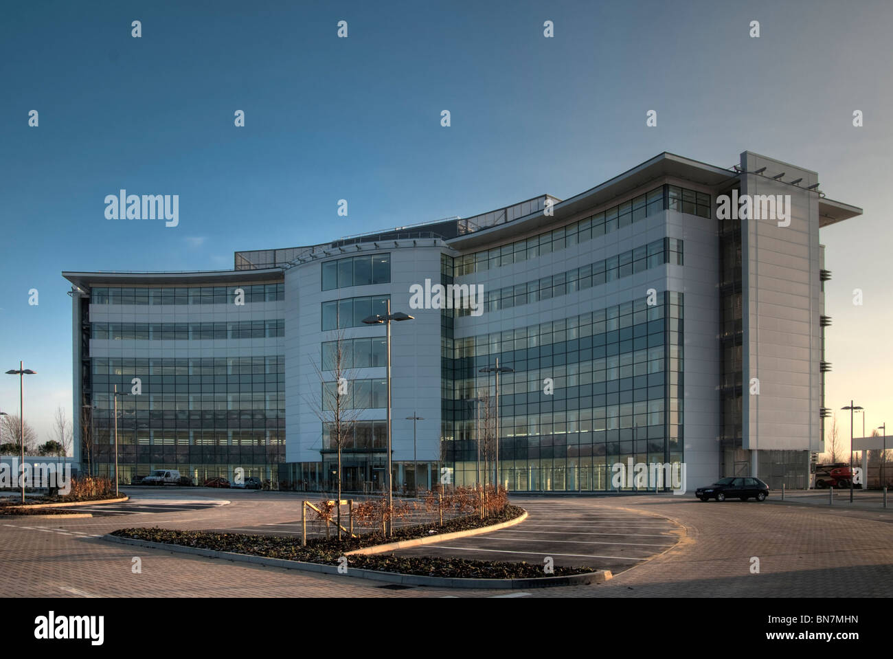 exteriors of Ray Marine office building at Cosham, Portsmouth Stock Photo