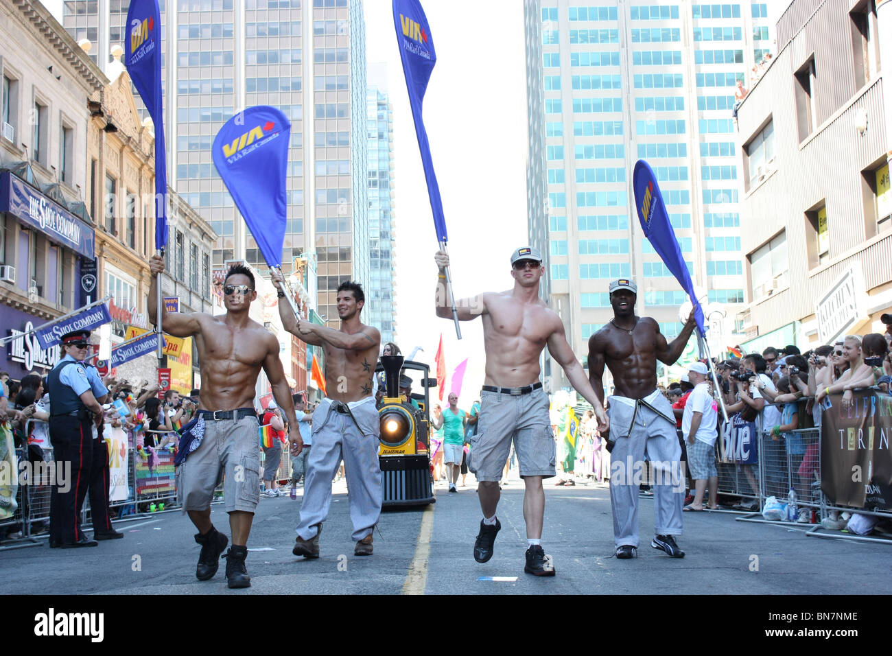 gay right activists Stock Photo