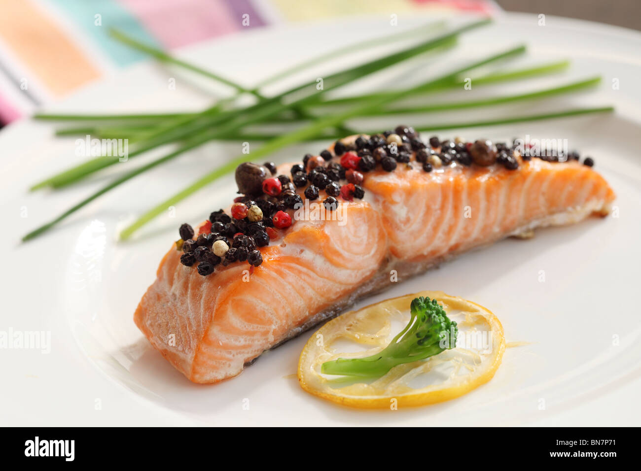 Fillet Salmon fish food sea ocean Stock Photo - Alamy