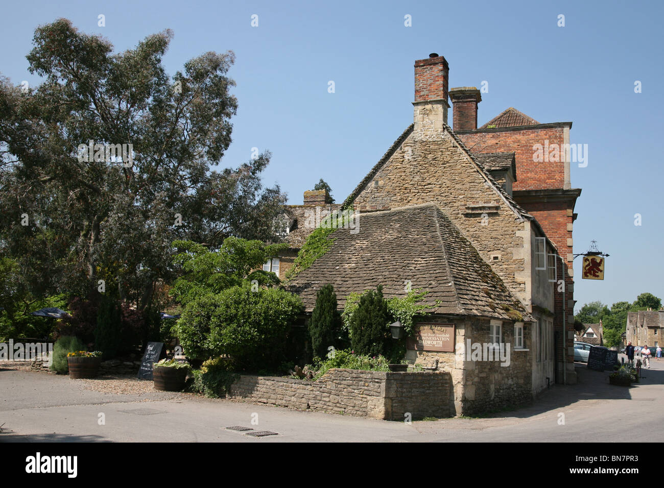 Red Lion Inn Lacock village, Wiltshire Stock Photo
