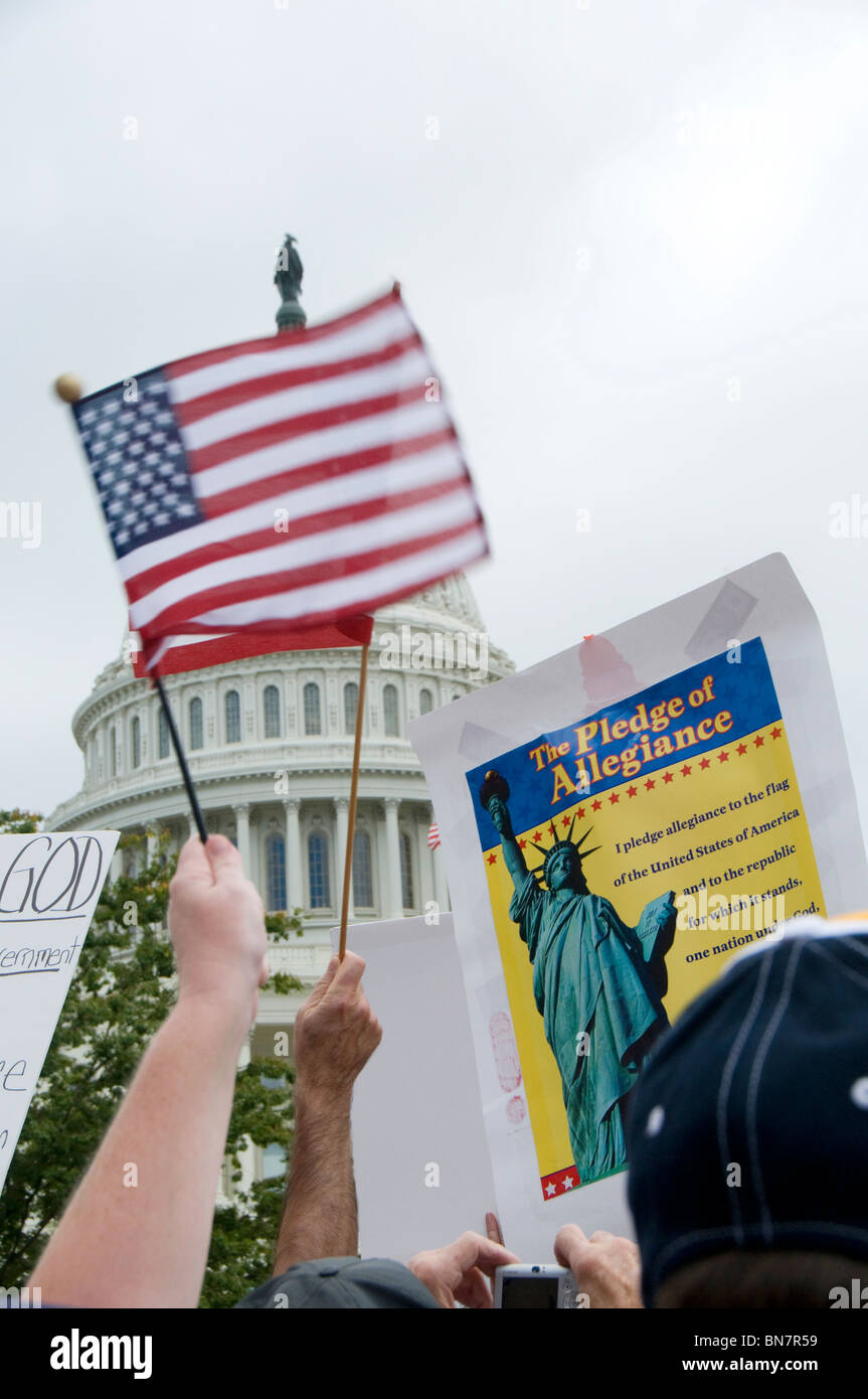 Protest Rally Demonstration at U.S. Capitol Building Washington DC ...