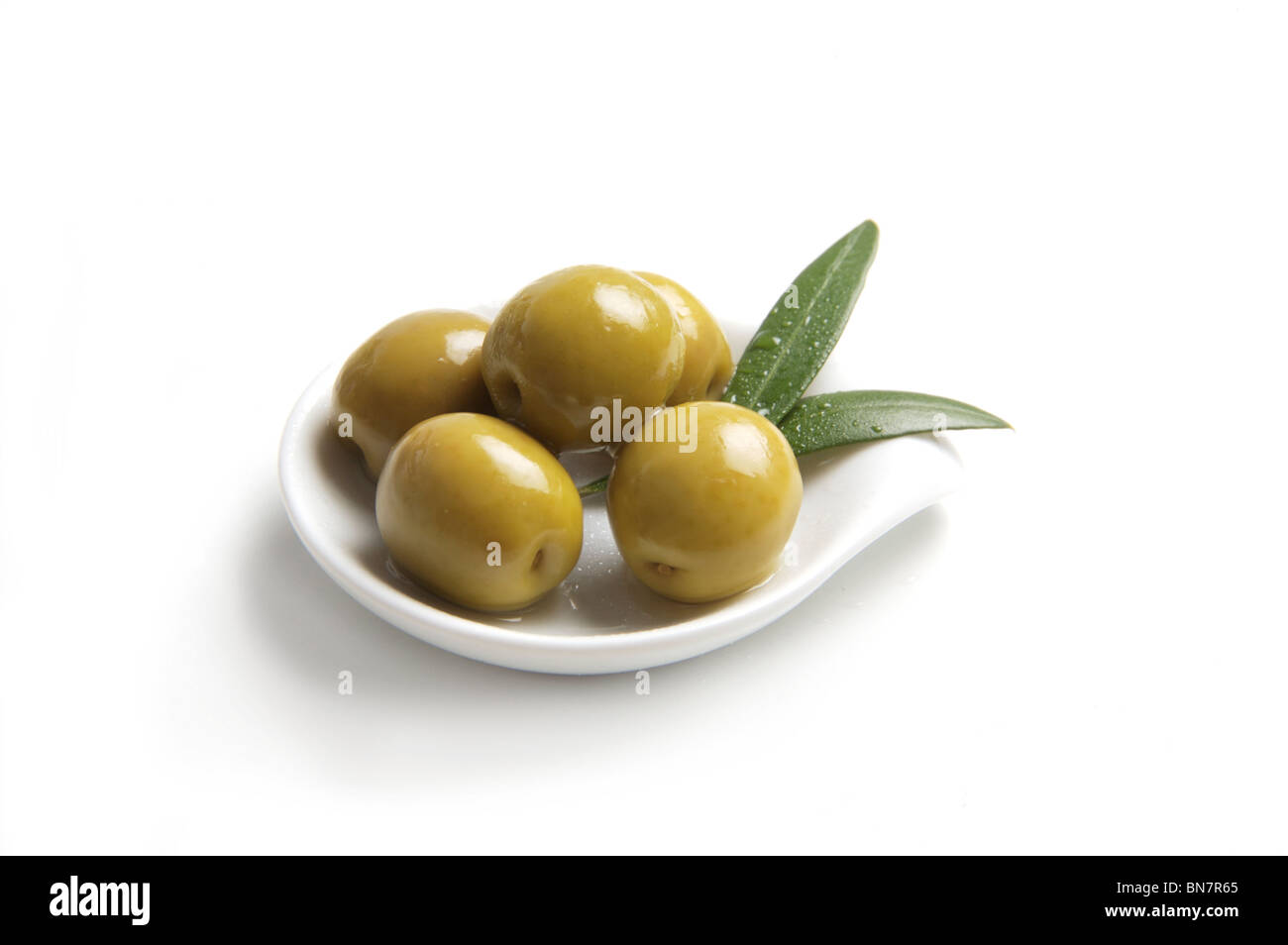 green  olives Stock Photo