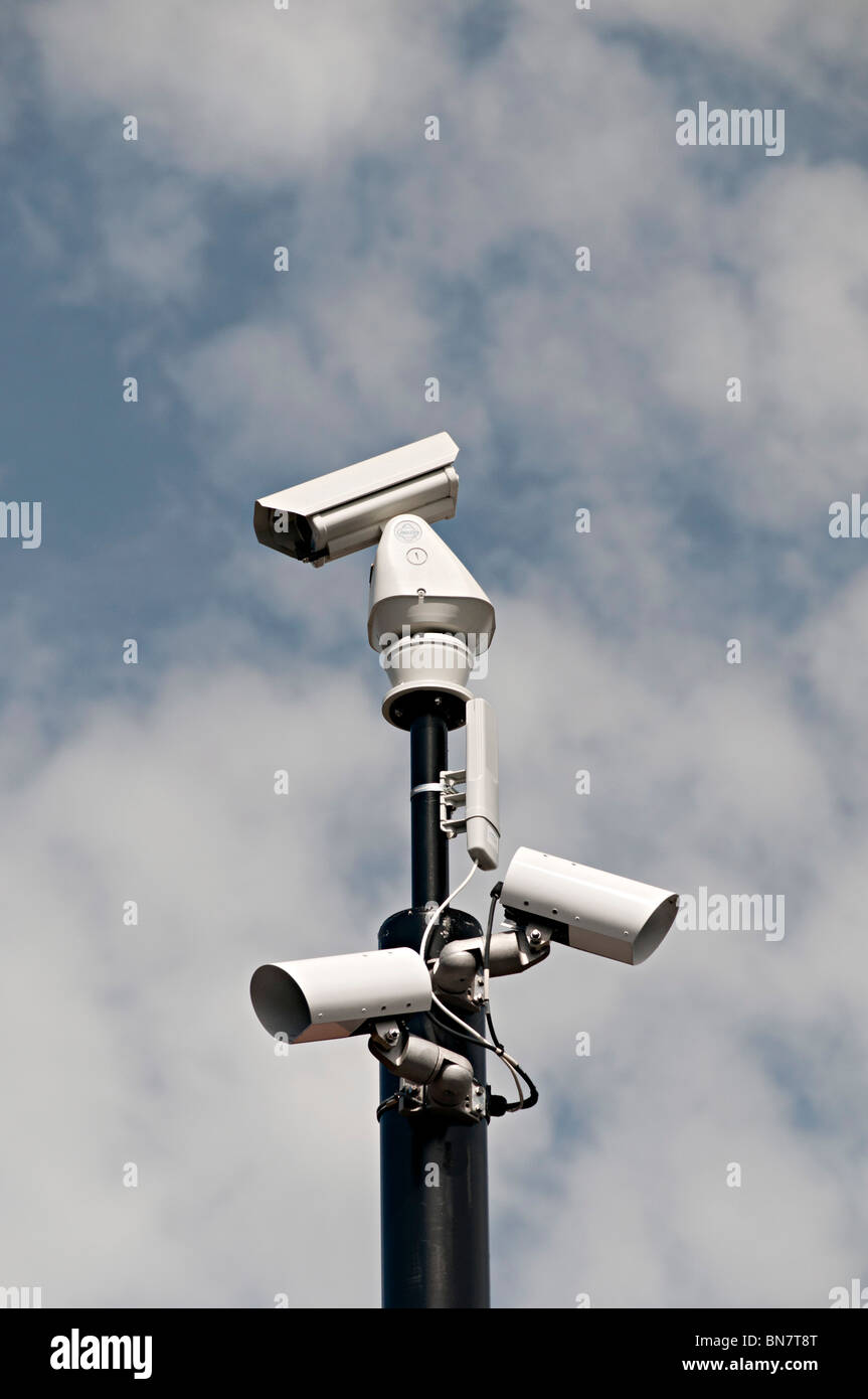 anpr and spy cameras in sparkhill Birmingham a predominantly Muslim area of Birmingham which where controversially installed Stock Photo