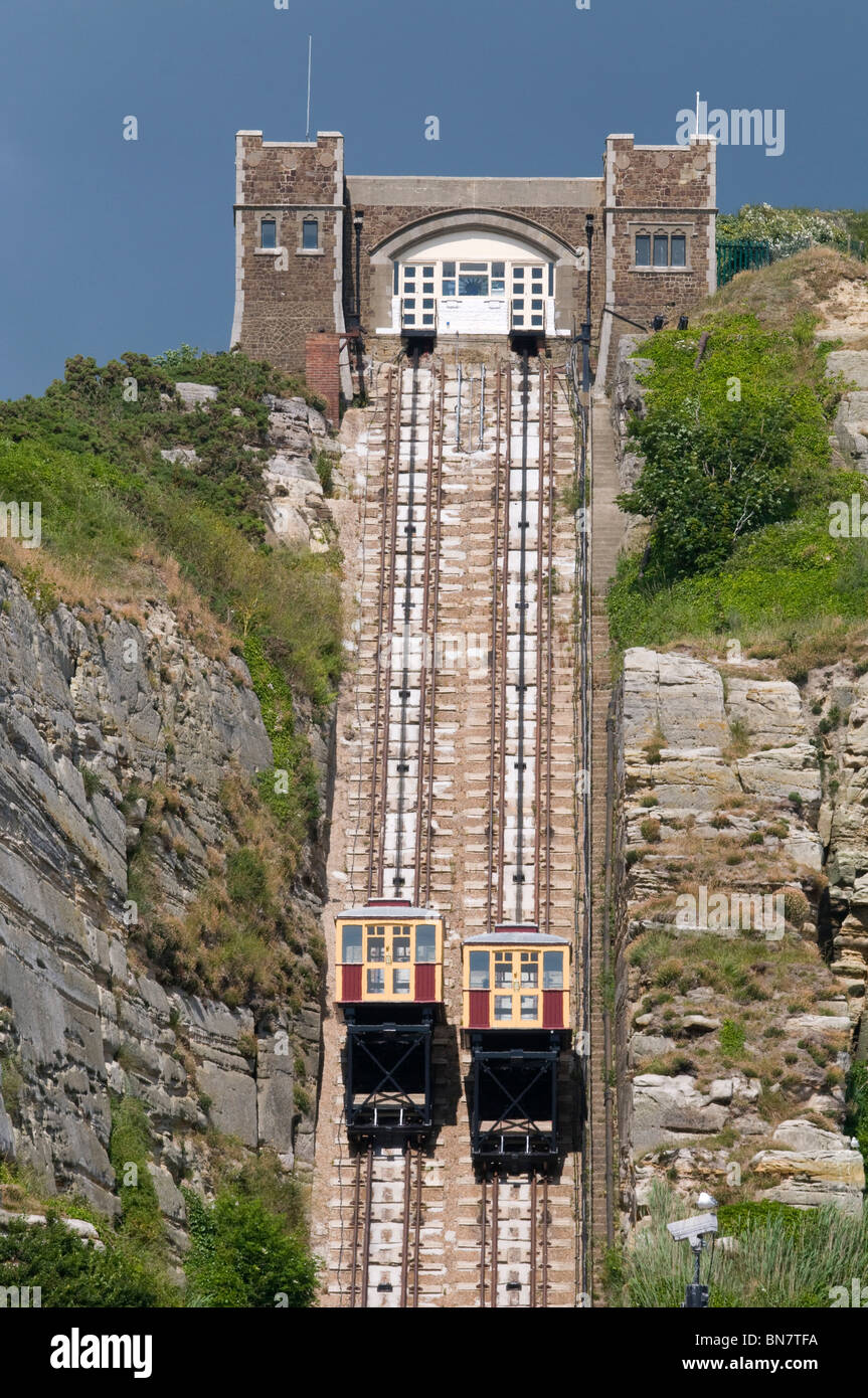 East hill lift Hastings east Sussex england UK Stock Photo Alamy