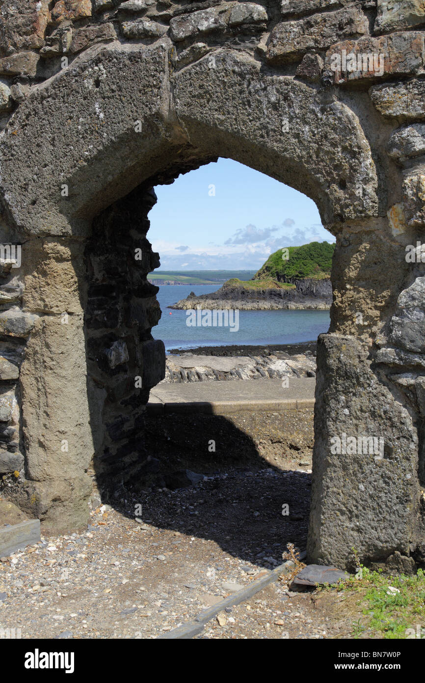 CWM-YR-EGLWYS.  PEMBROKESHIRE.  WALES.  UK Stock Photo
