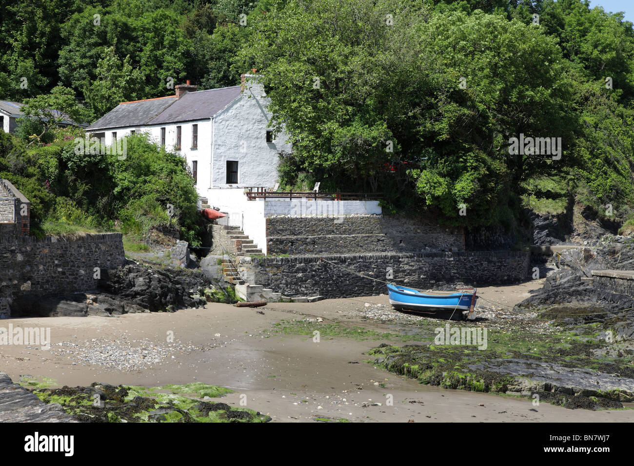 CWM-YR-EGLWYS.  PEMBROKESHIRE.  WALES.  UK Stock Photo