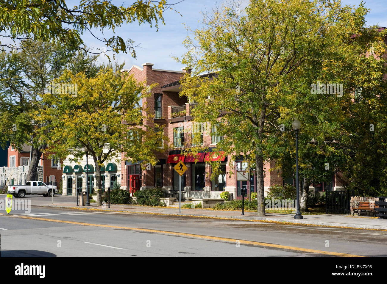 Street Shops Skaneateles New York Finger Lakes Region Stock Photo Alamy