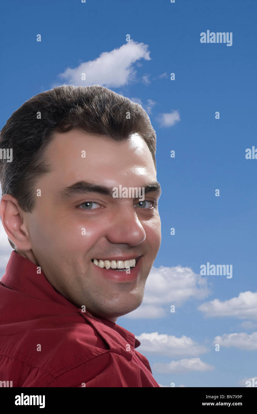 Men smile close up fashion hi-res stock photography and images - Alamy