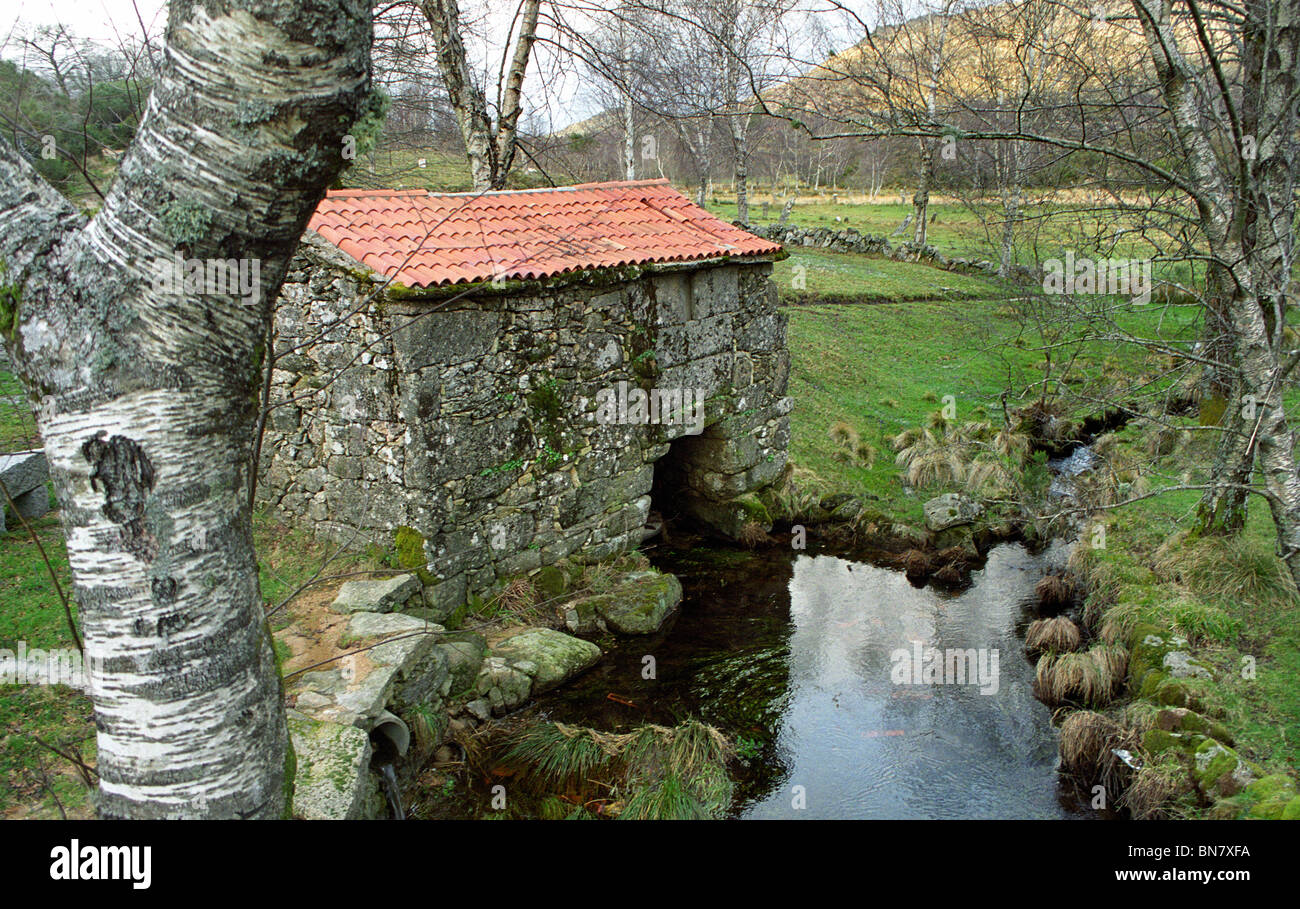 Mill house. Castro Laboreiro, Geres, Portugal Stock Photo