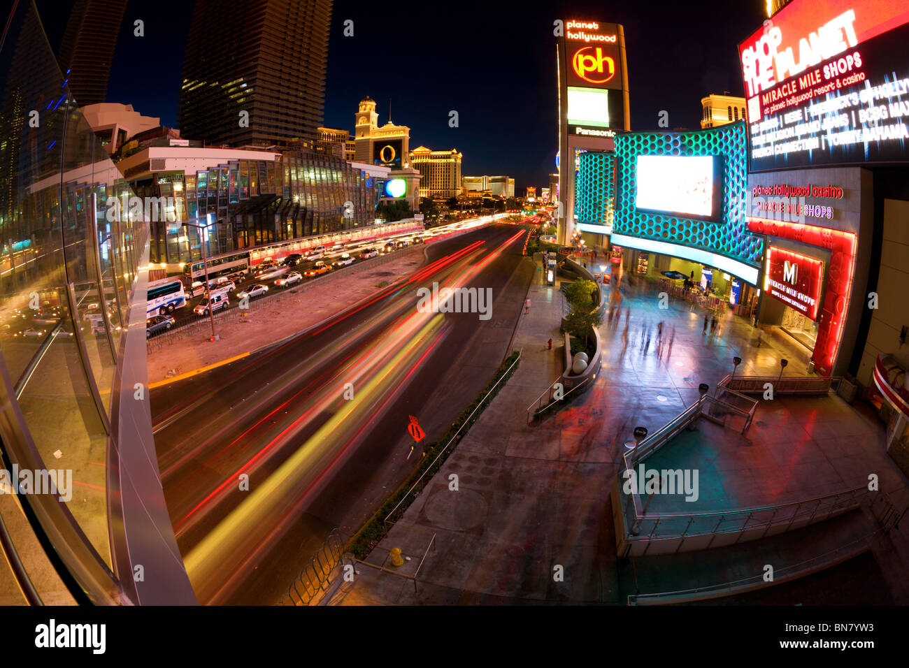 Las Vegas at night Stock Photo