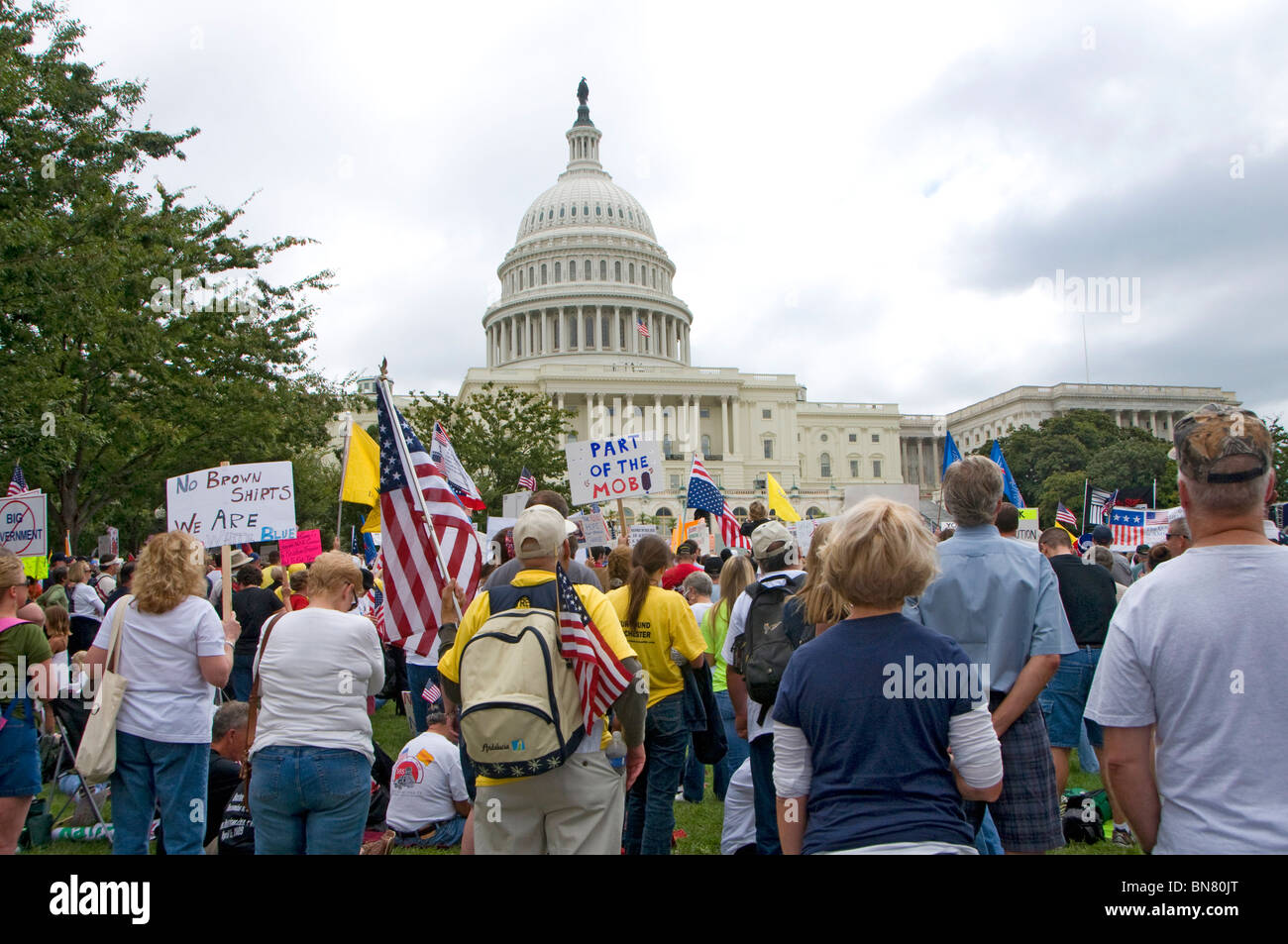 Protest Rally Demonstration at U.S. Capitol Building Washington DC ...