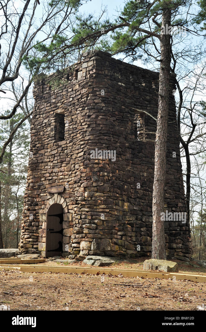 Old water tower at Petit Jean State Park, Arkansas Stock Photo