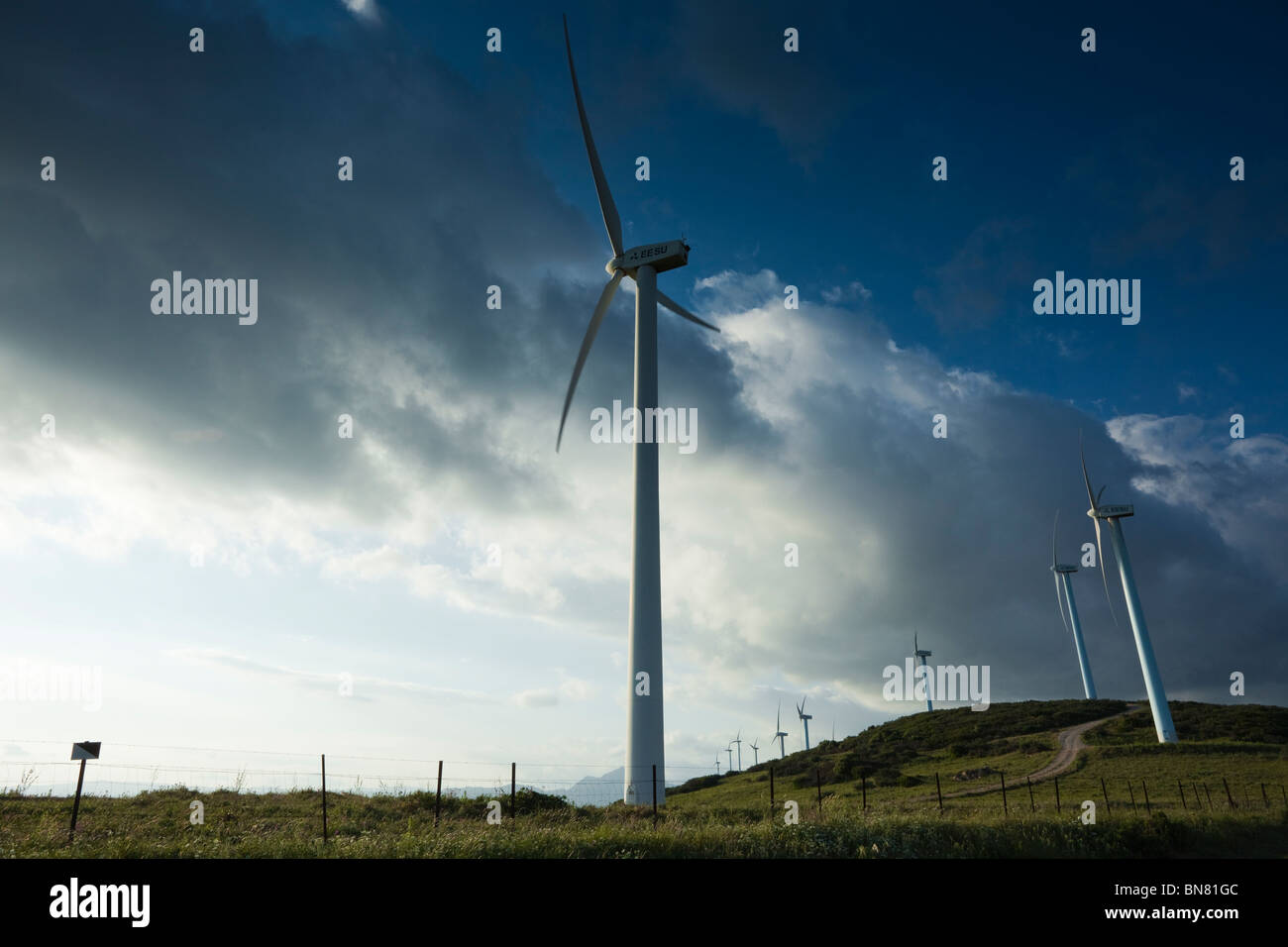 Andalucia Wind Farm - Stock Photo