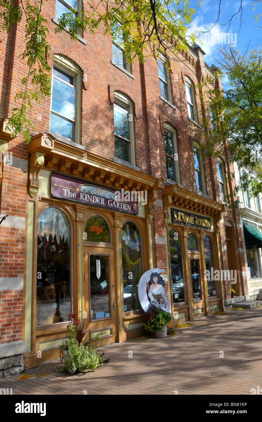 Street Shops Skaneateles New York Finger Lakes Region Stock Photo Alamy