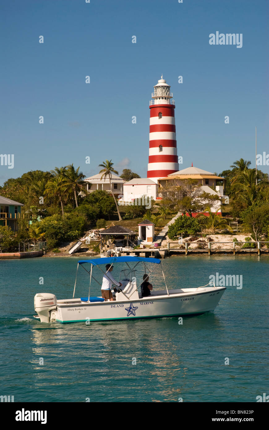 Hope Town Lighthouse, Hope Town, Abaco, Bahamas Stock Photo Alamy