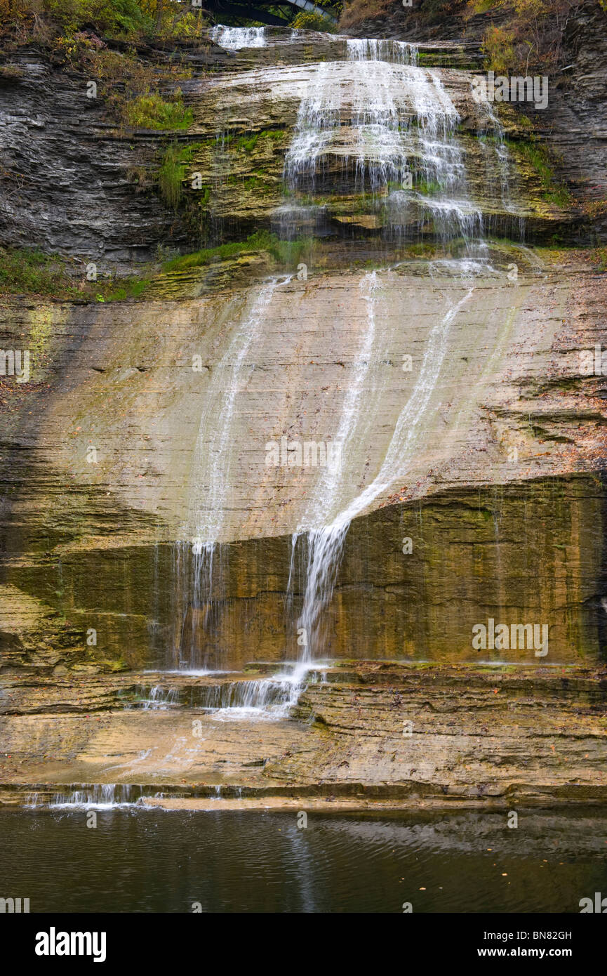 Montour Falls in Finger Lakes Region New York Stock Photo Alamy