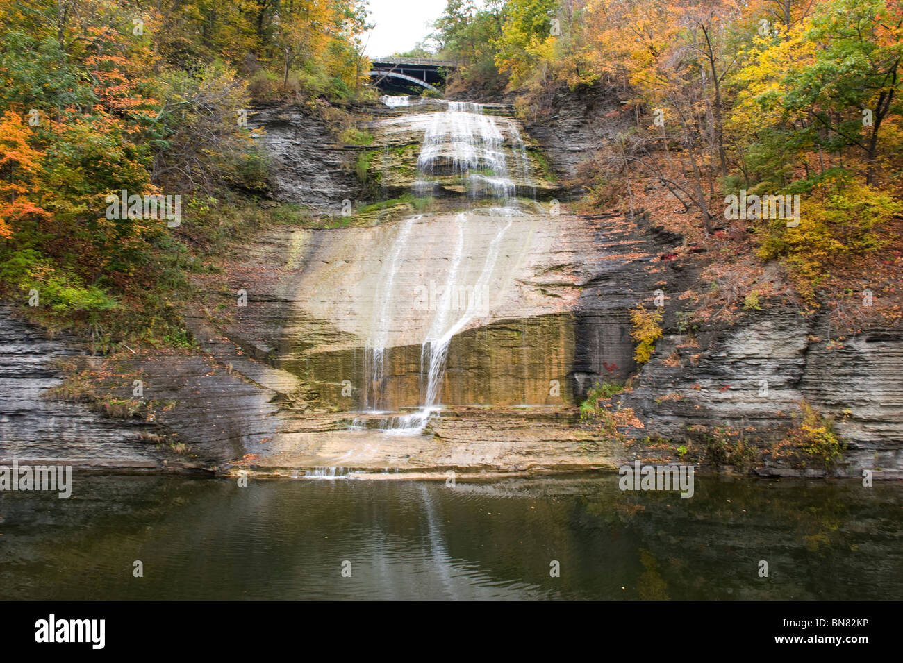 Montour Falls in Finger Lakes Region New York Stock Photo Alamy