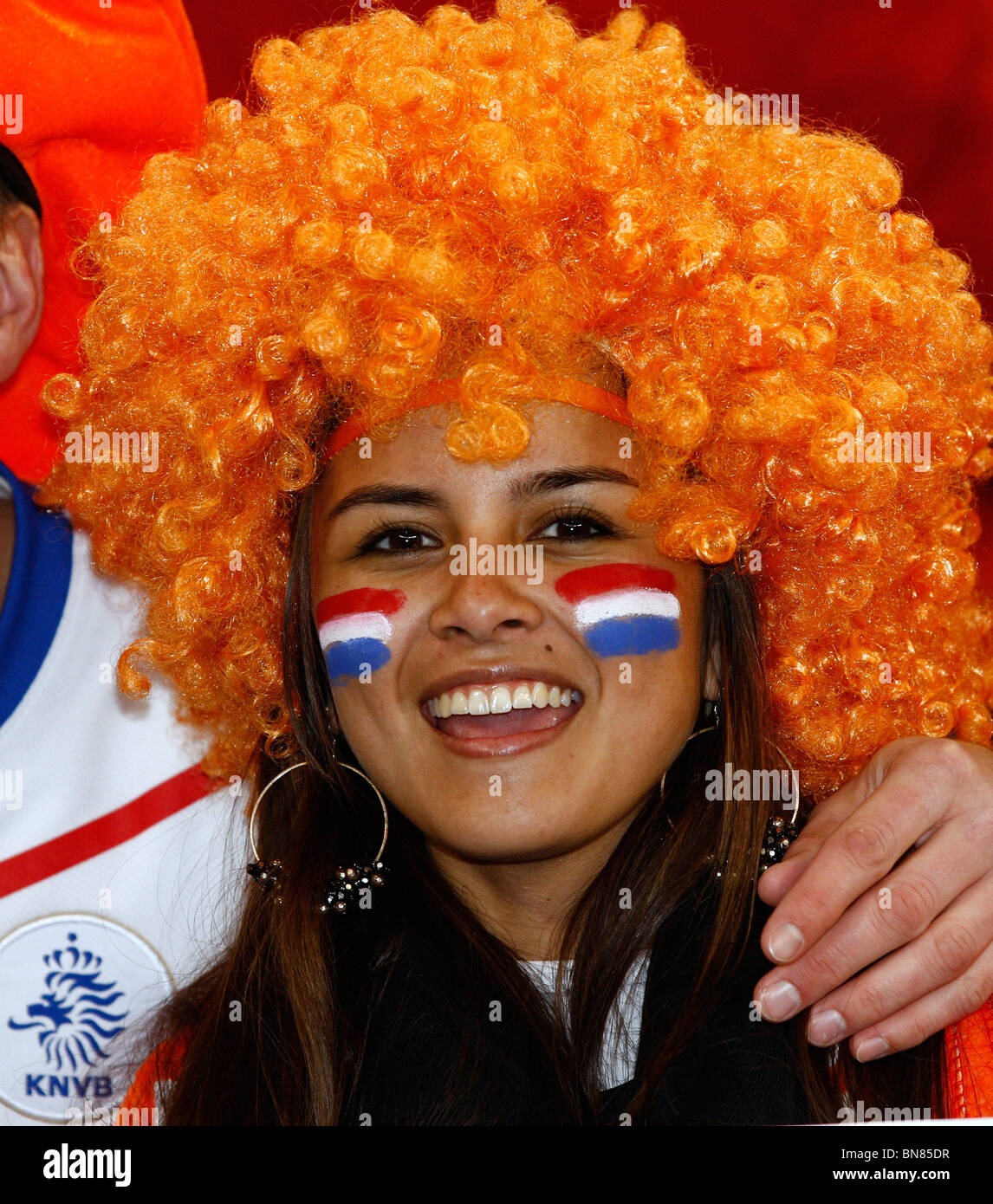 DUTCH FAN URUGUAY V HOLLAND GREEN POINT STADIUM CAPE TOWN SOUTH AFRICA ...