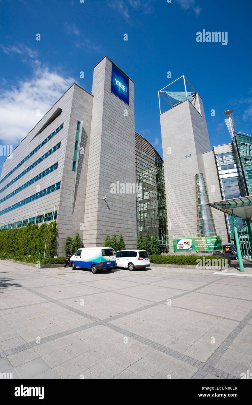 YLE building at Pasila Helsinki Finland Stock Photo