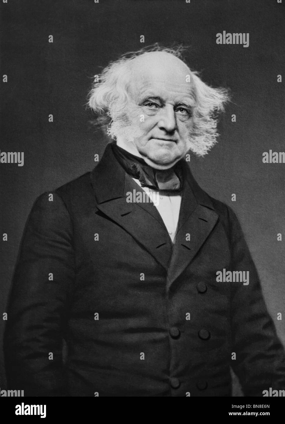 Portrait photo circa 1850s of Martin Van Buren (1782 - 1862) - the eighth US President (1837 - 1841). Stock Photo