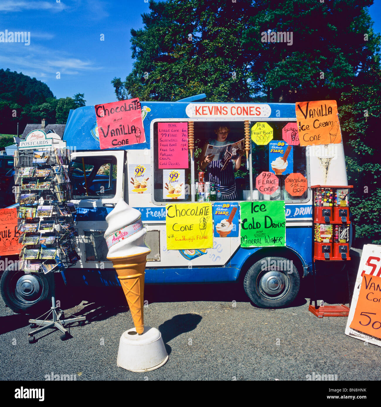 ICE CREAM TRUCK COUNTY WICKLOW IRELAND EUROPE Stock Photo Alamy