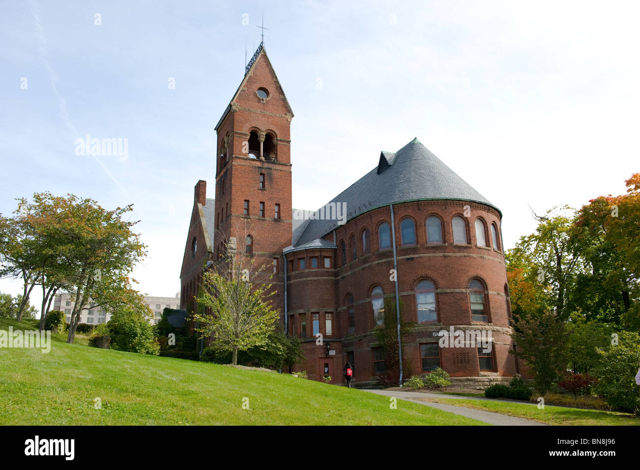 Barnes Hall Cornell University Campus Ithaca New York Finger Lakes Region Stock Photo