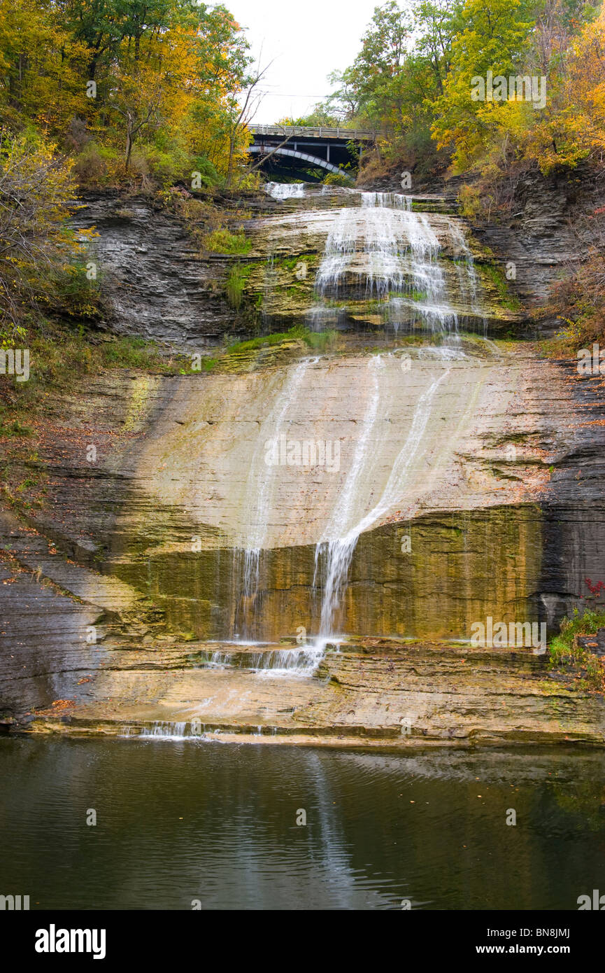 Montour Falls in Finger Lakes Region New York Stock Photo Alamy