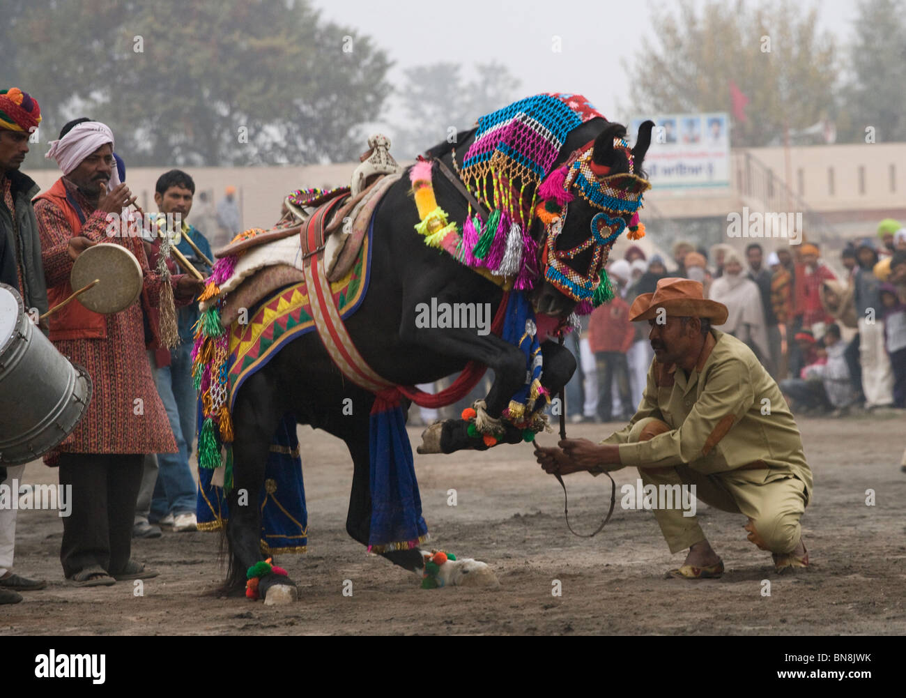 Muktsar India Maghi Mela Punjab Horse Dance Fair Stock Photo Alamy
