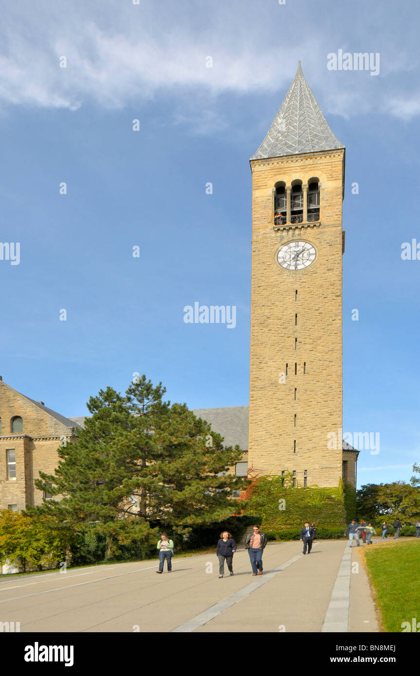 McGraw Tower and Chimes Cornell University Campus Ithaca New York