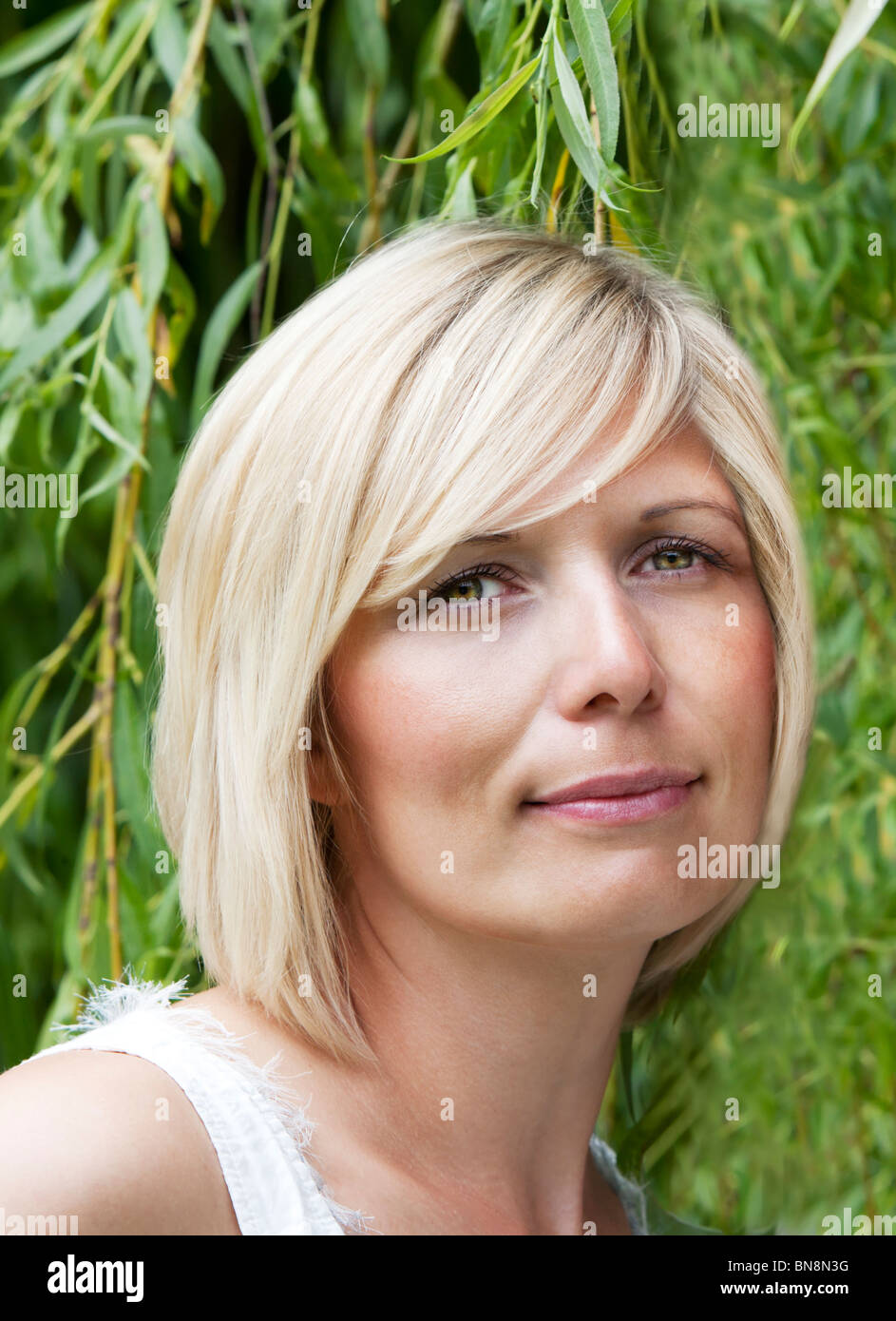 Young Woman 30s headshot Stock Photo Alamy