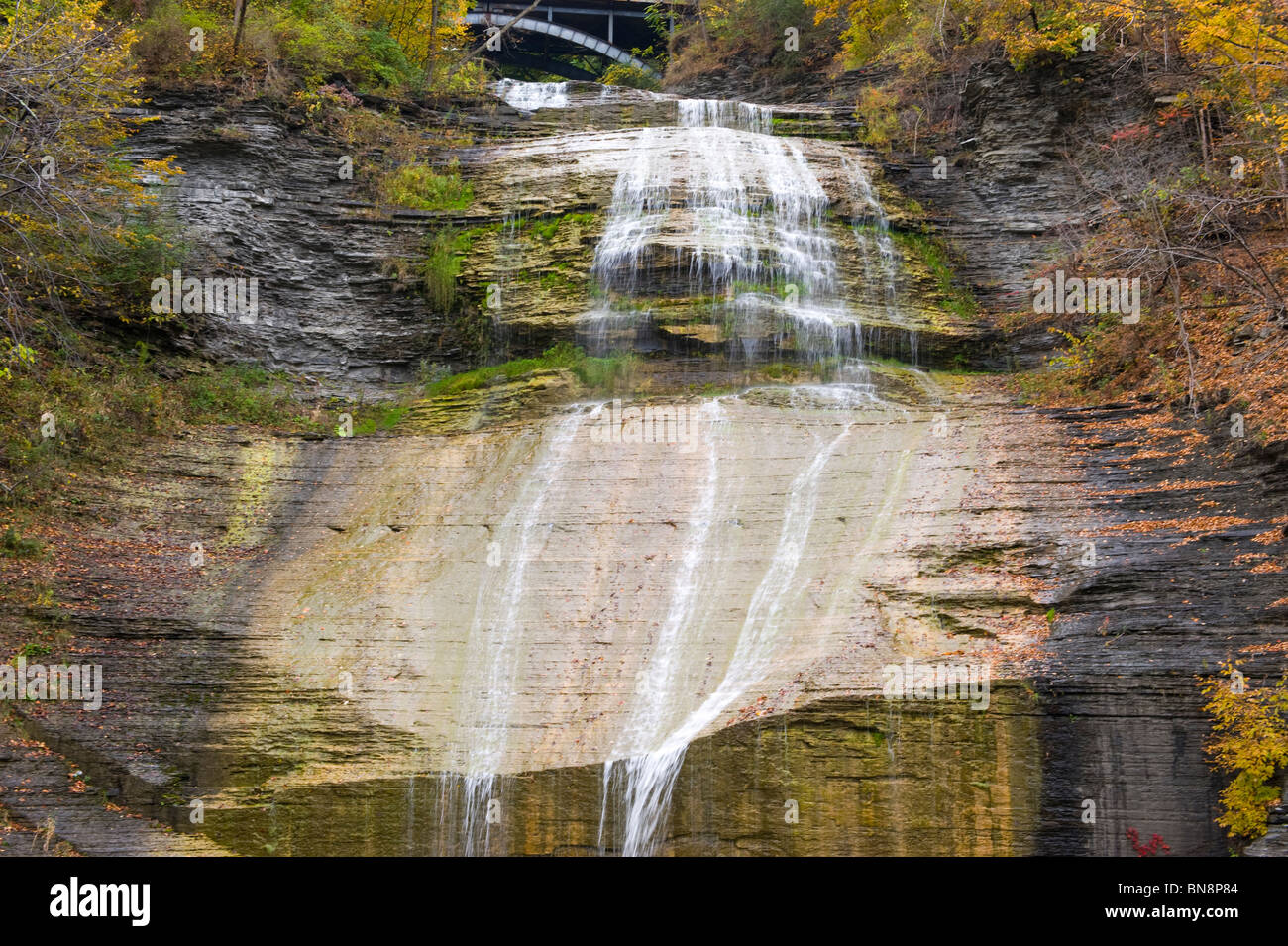 Montour Falls in Finger Lakes Region New York Stock Photo Alamy