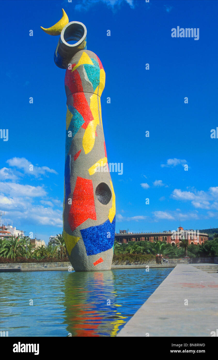 Dona I Ocell 1983 By Joan Miro Sculpture Stock Photo - Alamy