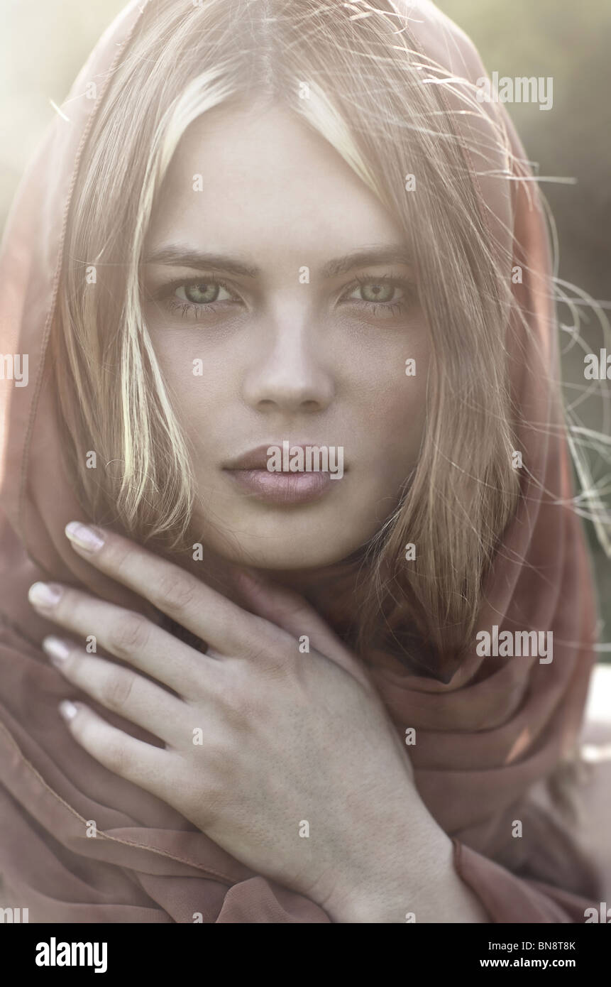 Soft Color Portrait Young woman portrait. Soft colors Stock Photo - Alamy