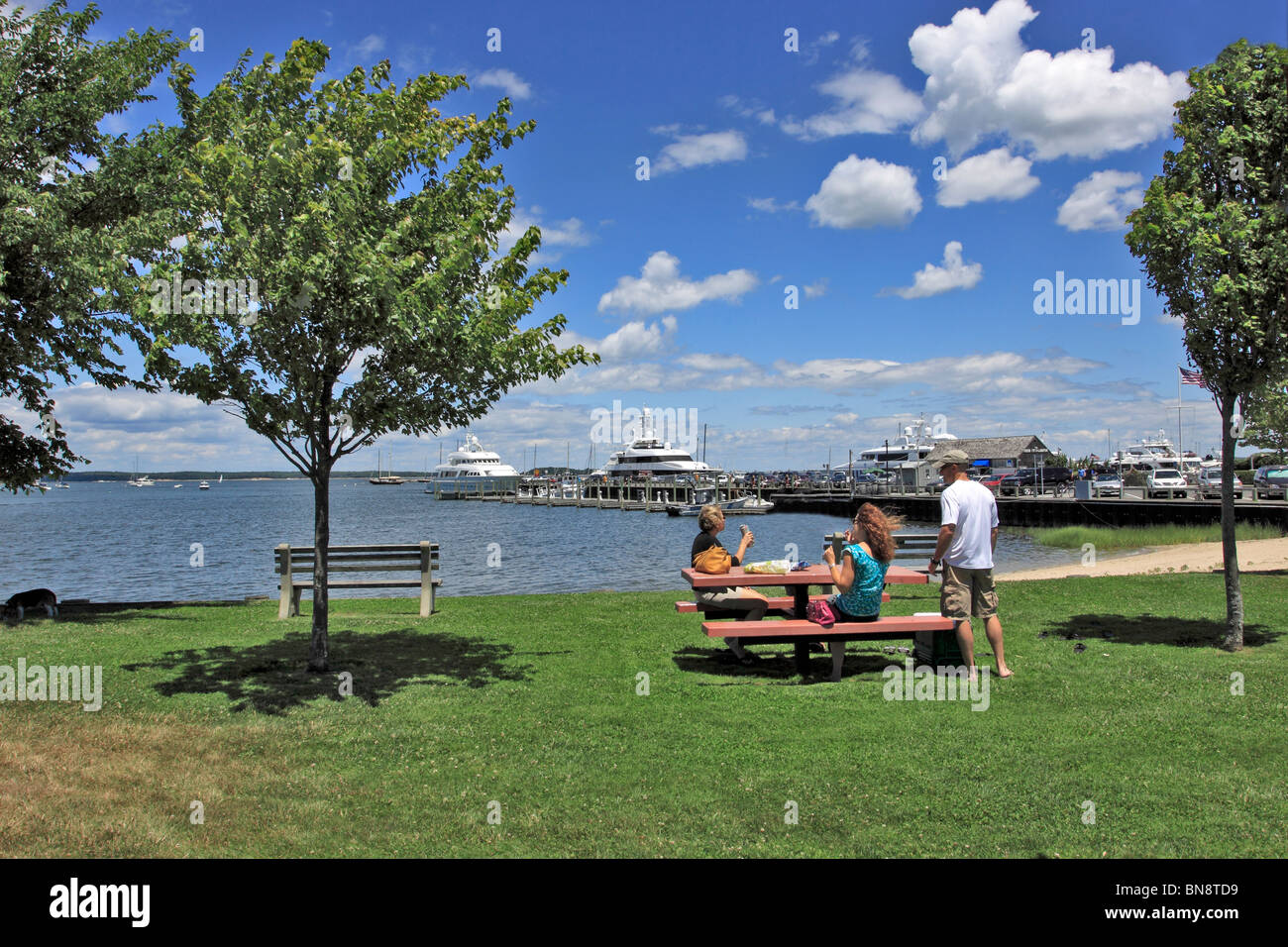 Sag Harbor Long Island NY Stock Photo