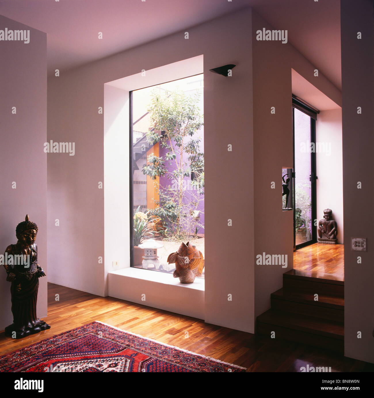 Hall windows monochromatic architectural hi-res stock photography and ...