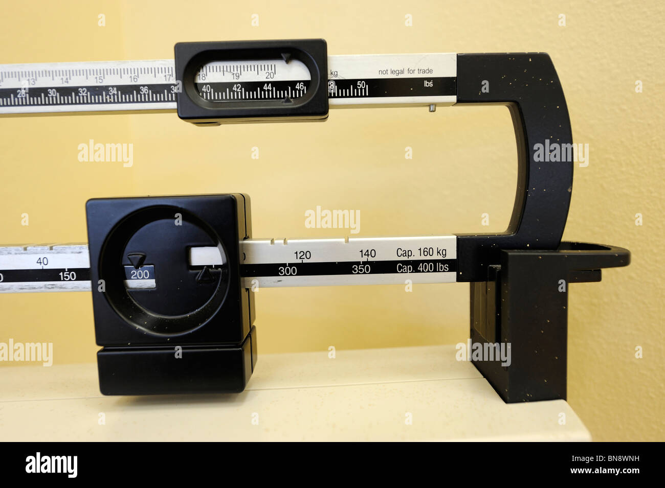 Weight measuring scale Stock Photo