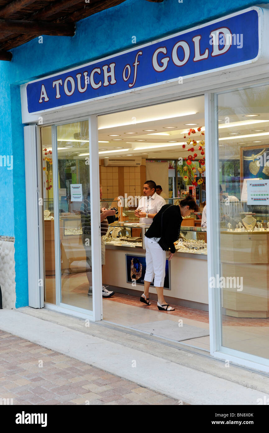 Jewelry store in Puerta Maya and Cozumel Mexico Stock Photo Alamy