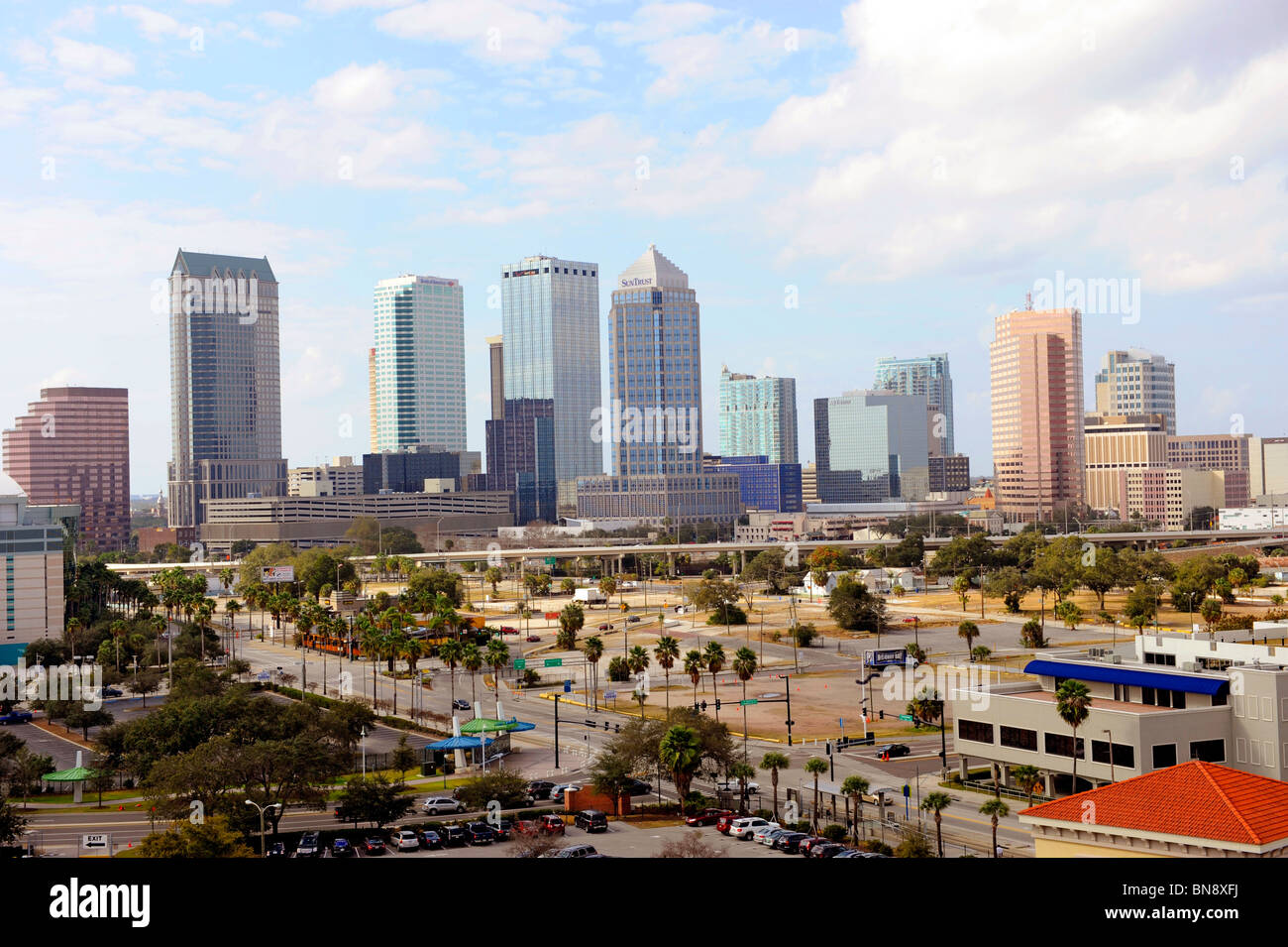 Downtown Tampa Florida skyline Stock Photo
