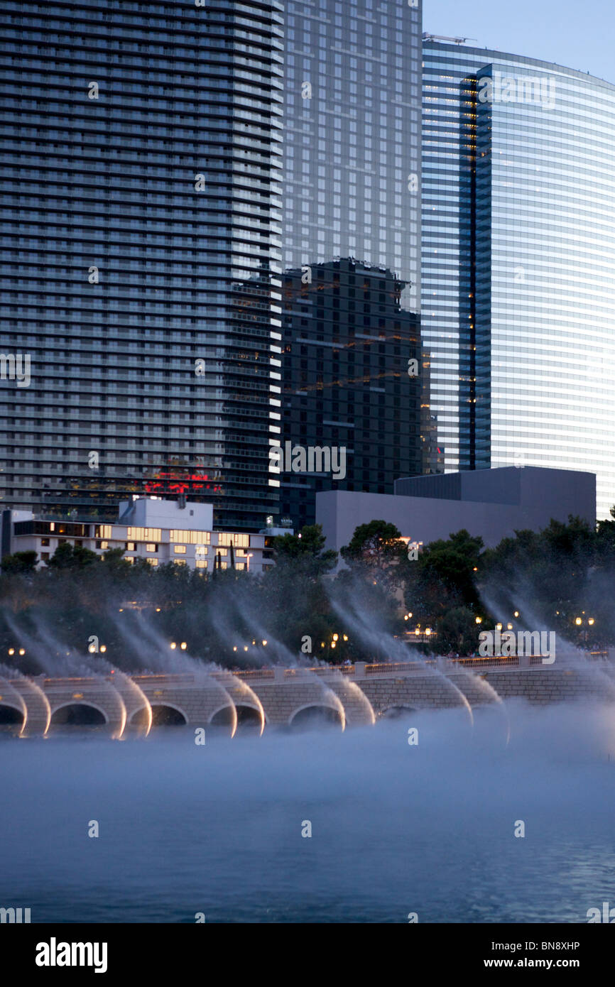The Bellagio Casino is infamous for its spectacular computer controlled