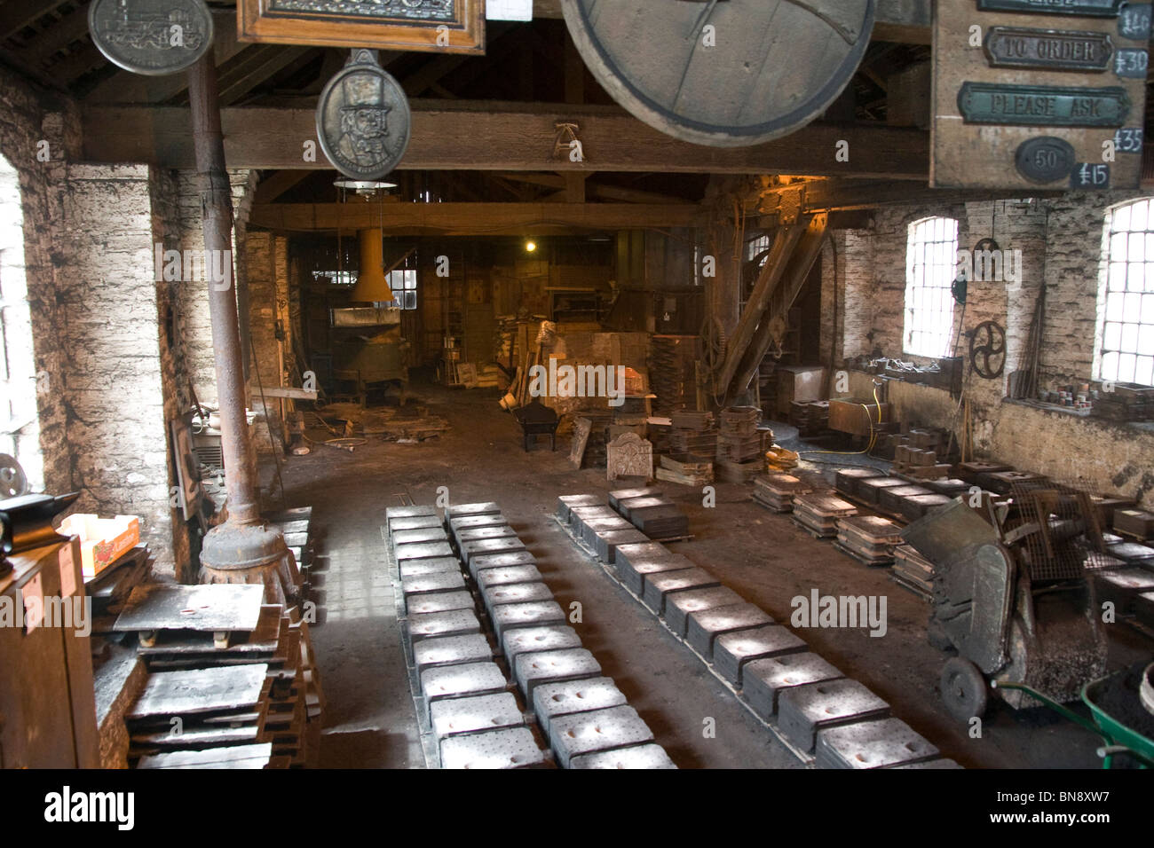 Iron Foundry at Blists Hill Ironbridge Telford Shropshire West Midlands