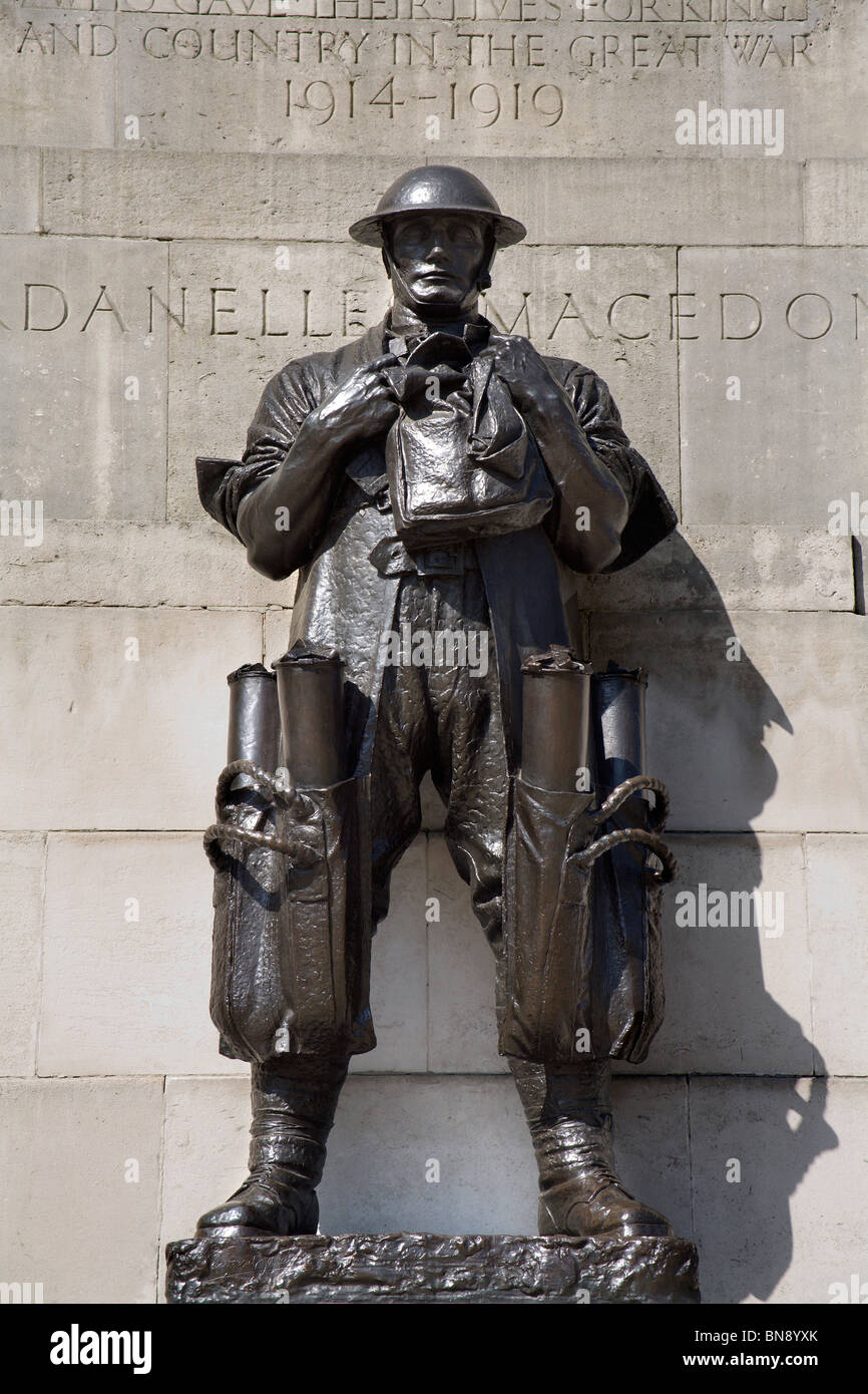 London - memorial from first world war Stock Photo