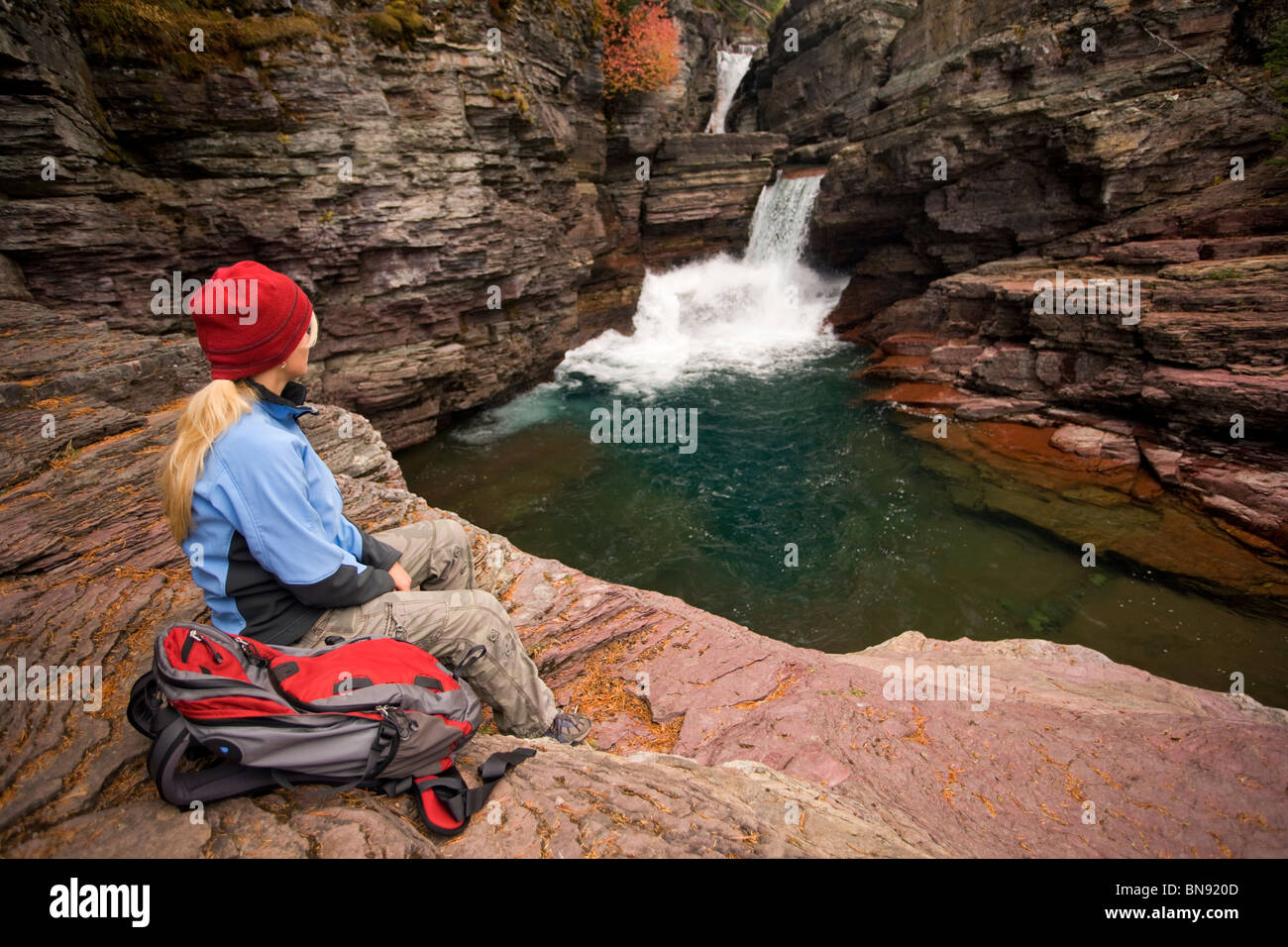 St Mary Falls Trail High Resolution Stock Photography and Images - Alamy