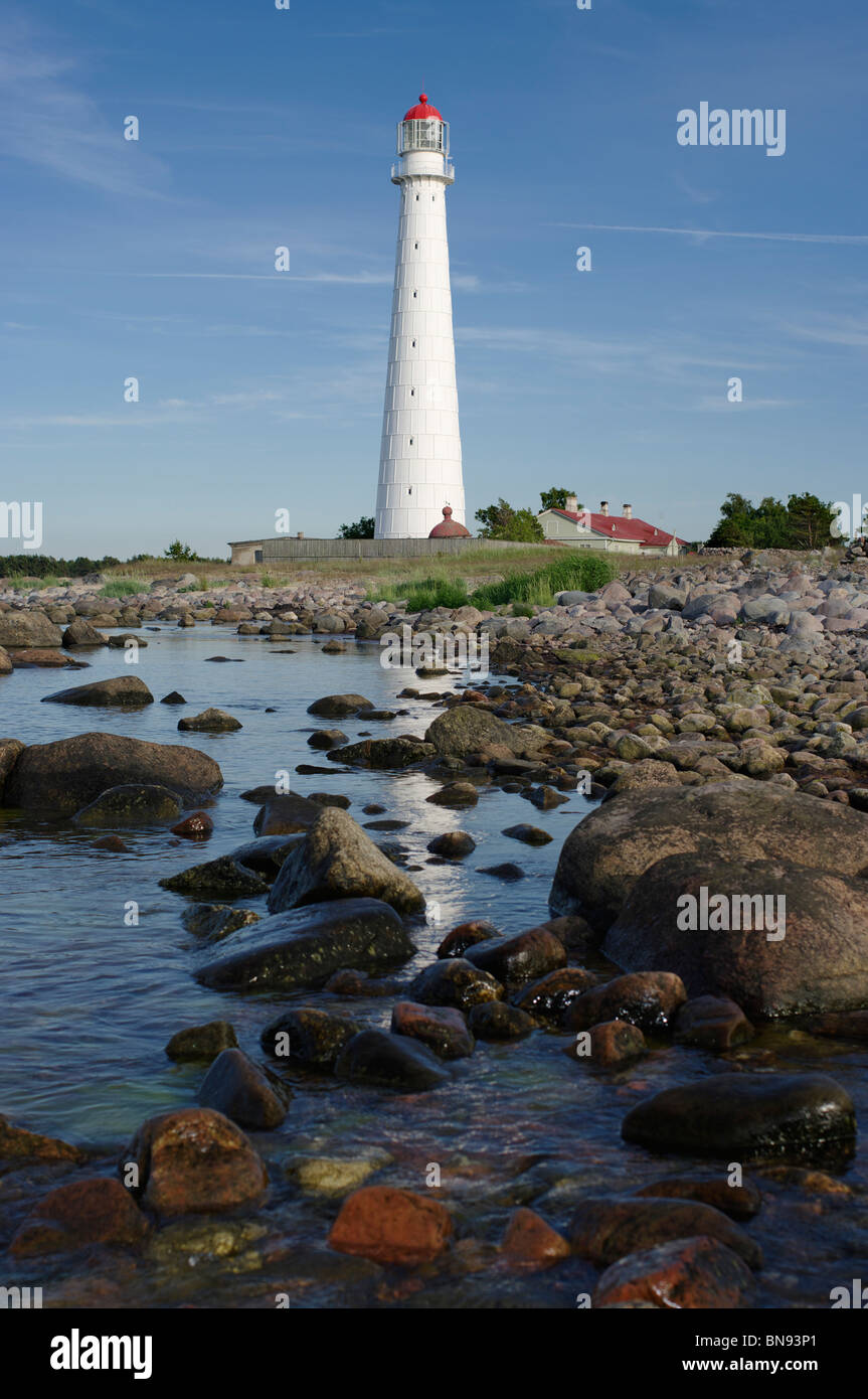 Tahkuna Lighthouse Hiiumaa Island, Estonia Stock Photo