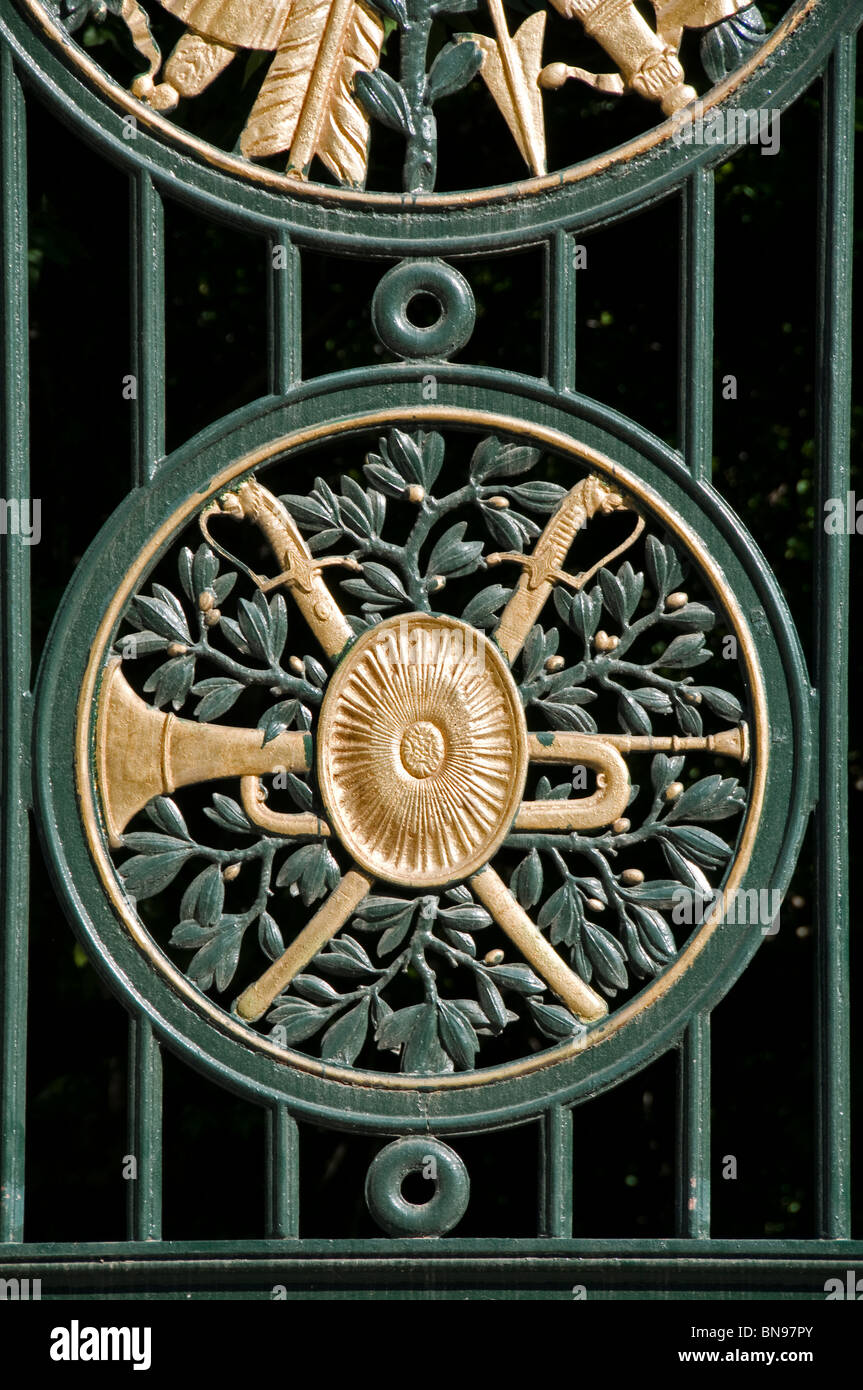 Istanbul Istiklal Caddesi Beyoglu gates of the Galatasaray High School Stock Photo