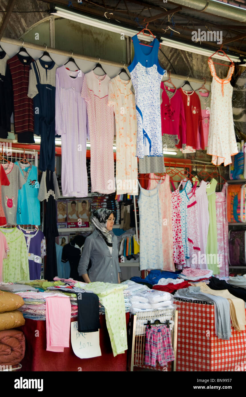 Bursa Turkey Anatolia Kapali Carci Baz Market Bazaar Stock Photo